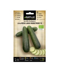 Pepino Medio Largo Marketmore Ecológico