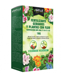 Fertilizante Geranios y Plantas de flor 1Kg