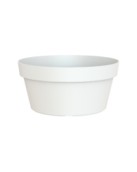 Maceta Capri Bowl 25cm Blanco
